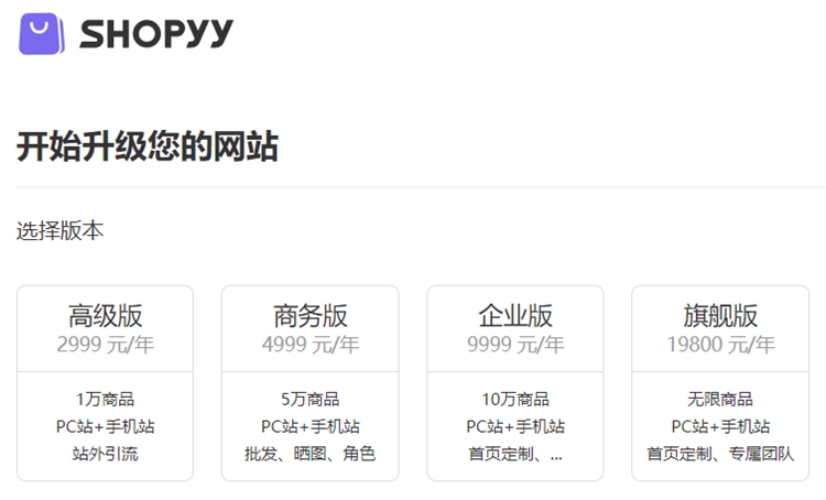 国内常见SaaS建站工具对比