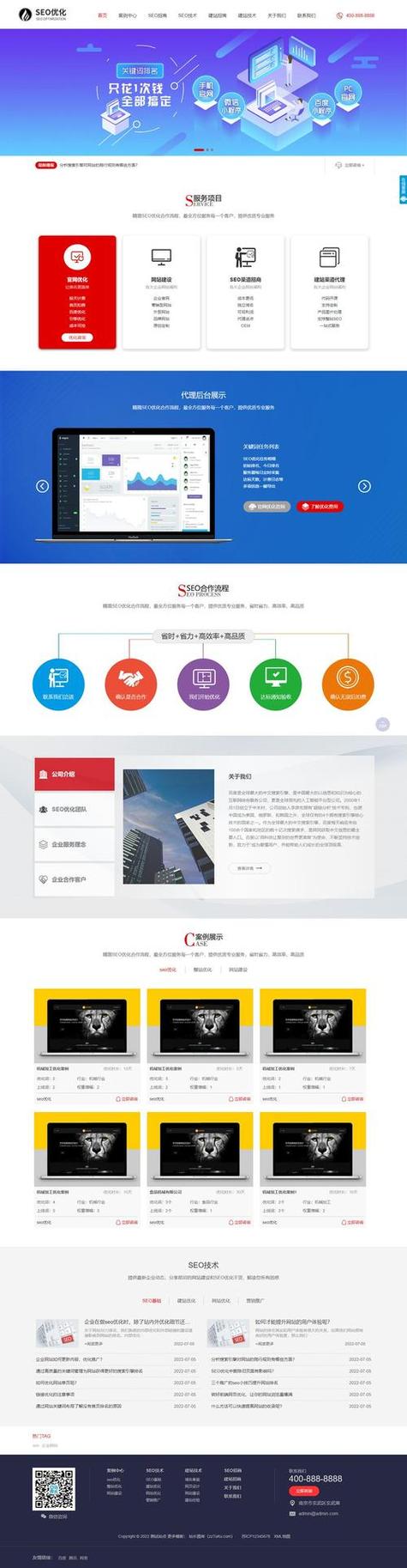 模板建站成本