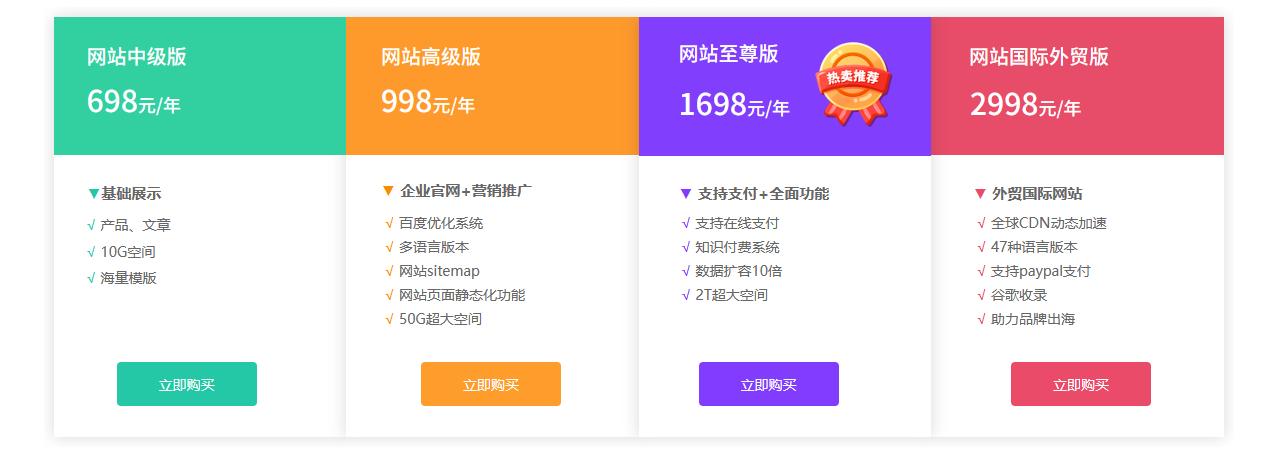 企业官网模板定制